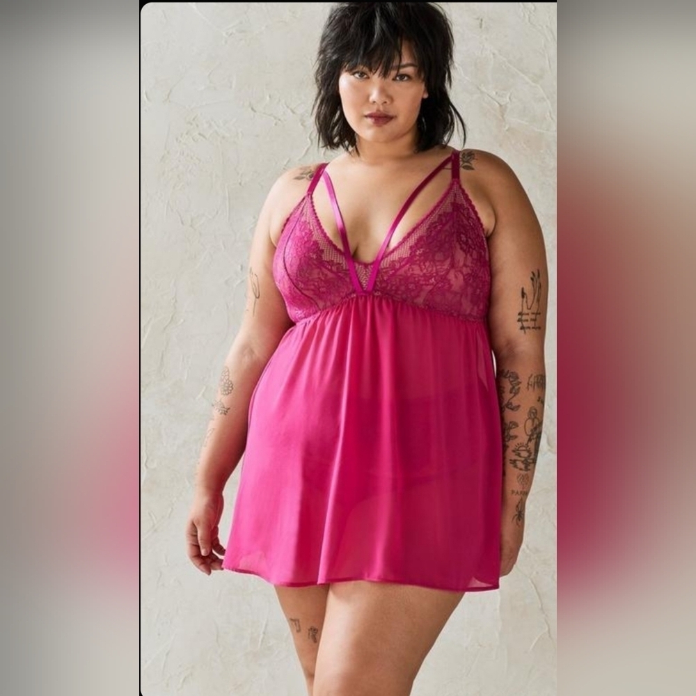 Torrid Fleur Lace Babydoll, BNWT, Size 2X
